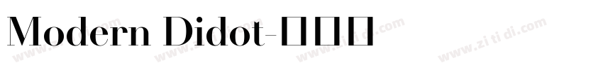 Modern Didot字体转换 Modern Didot字体转换